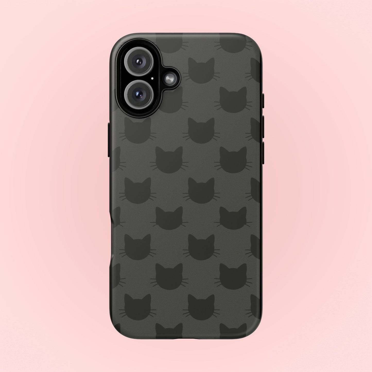 Black Cat Tough Phone Case