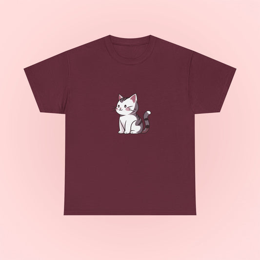 Gray Cat Tee