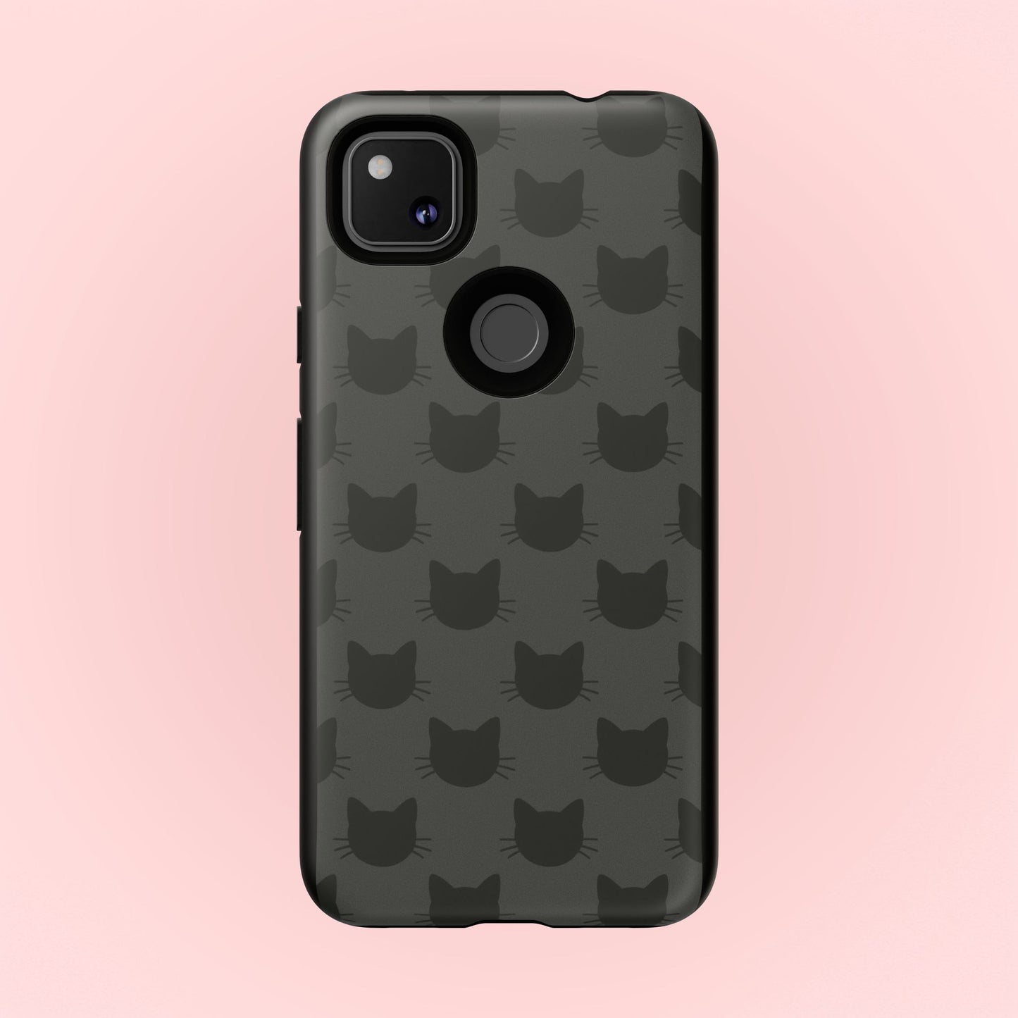 Black Cat Tough Phone Case