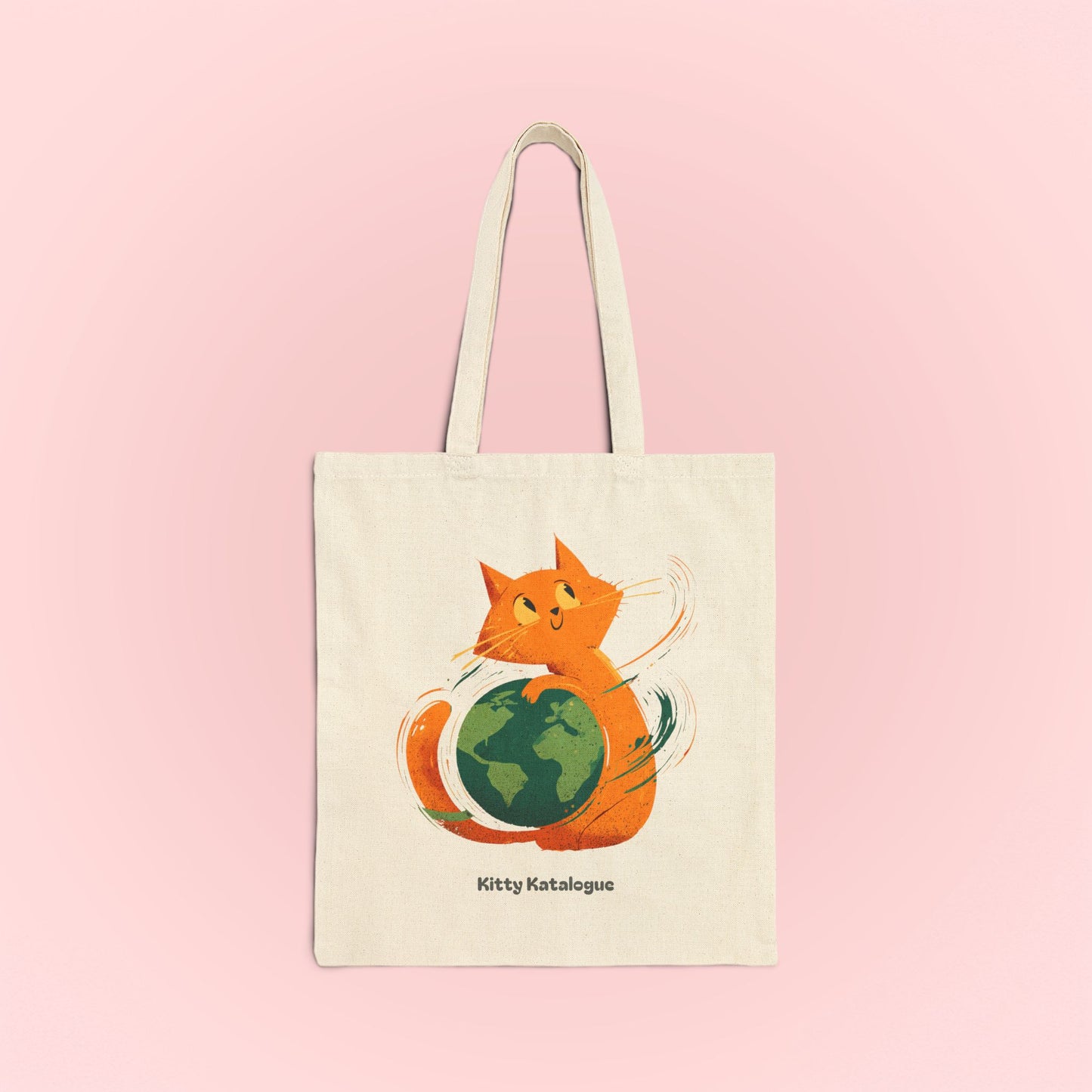 Kitty & Earth Tote Bag