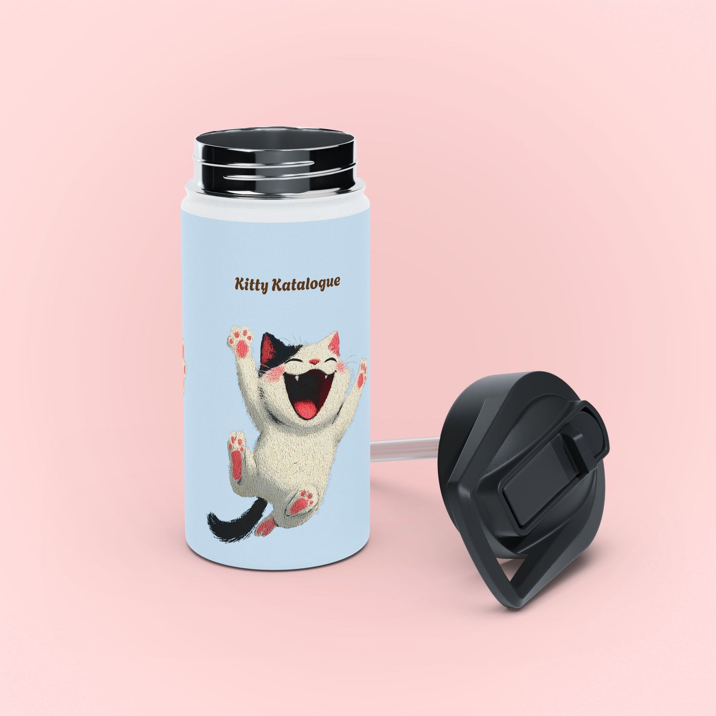 Happy Kitty Water Bottle