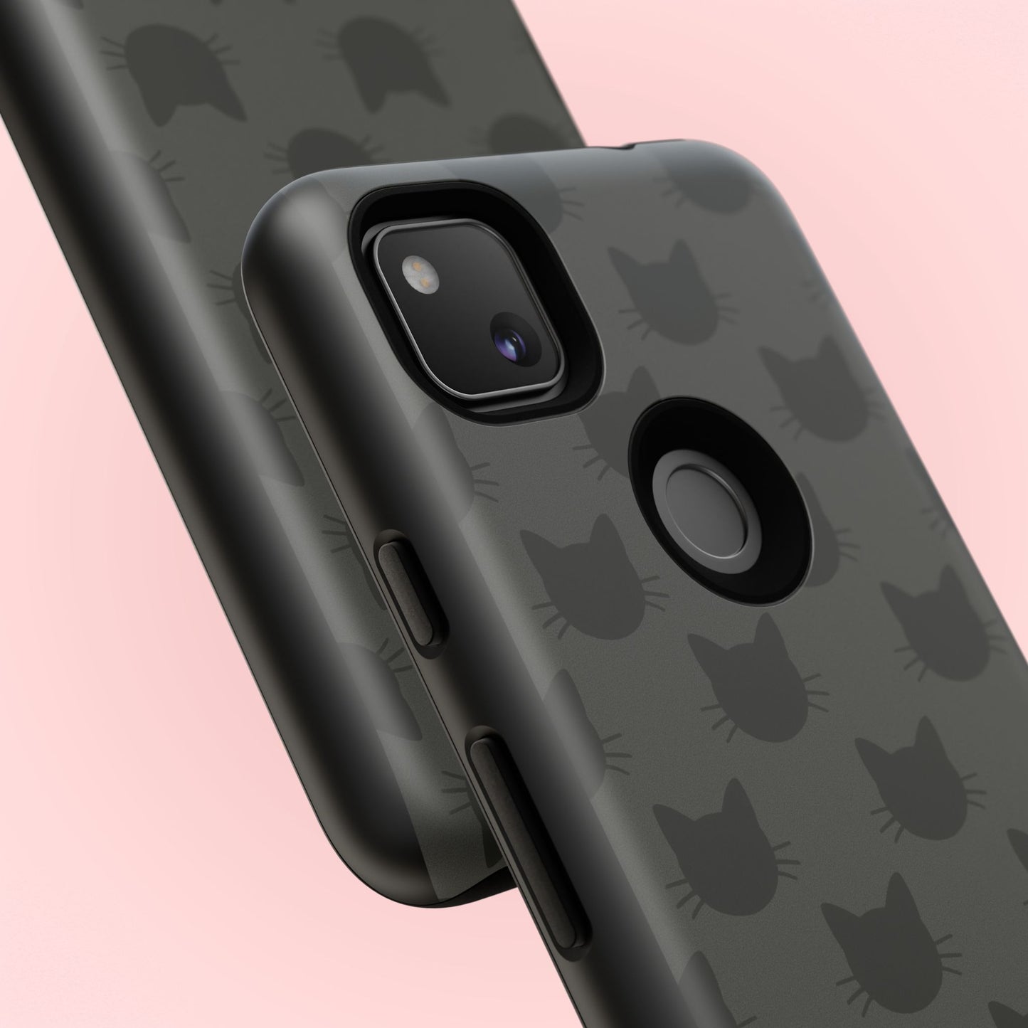 Black Cat Tough Phone Case