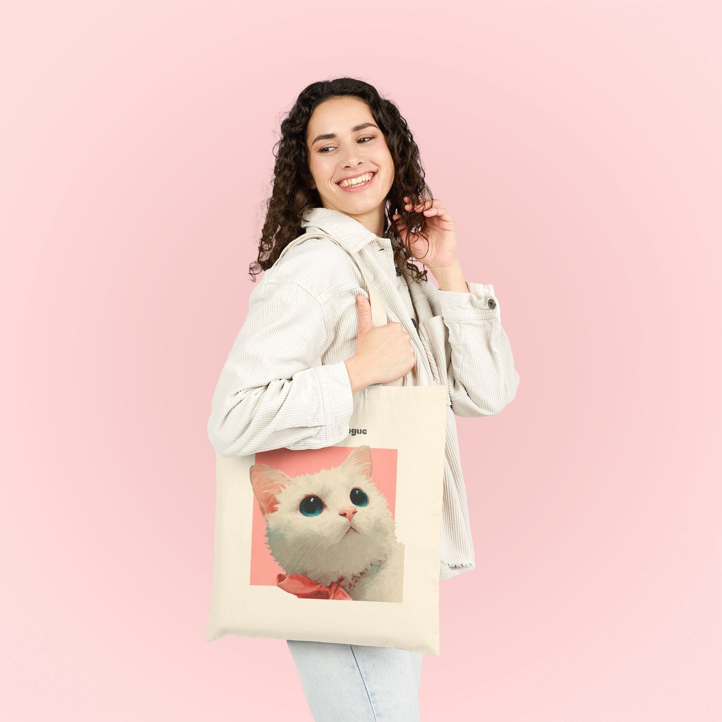 Copy of Pink Bow Kitty Tote Bag