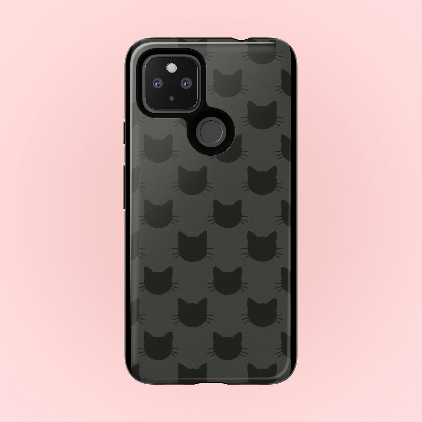 Black Cat Tough Phone Case