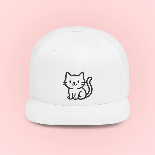 Snapback Cap - Kitty Design